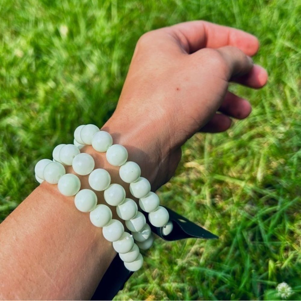 Handmade Mint Bead‎ Bracelet